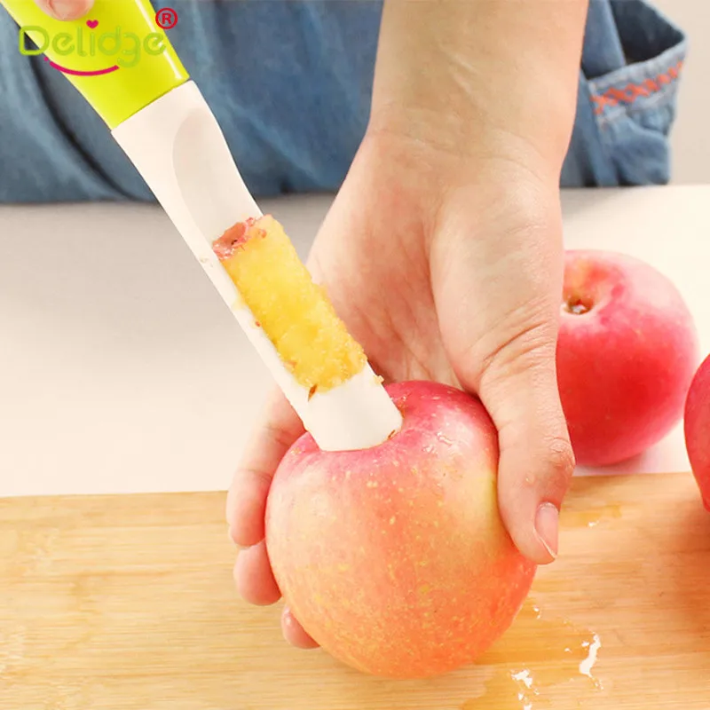 Delidge 1 шт. пластиковое яблоко твист приспособление для удаления косточек груша