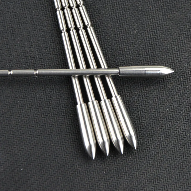 12/24/50Pcs Archery Arrowheads Tips 120gr ID3.2mm Target Points Arrow Head For Target Practice Shooting Training Accessories
