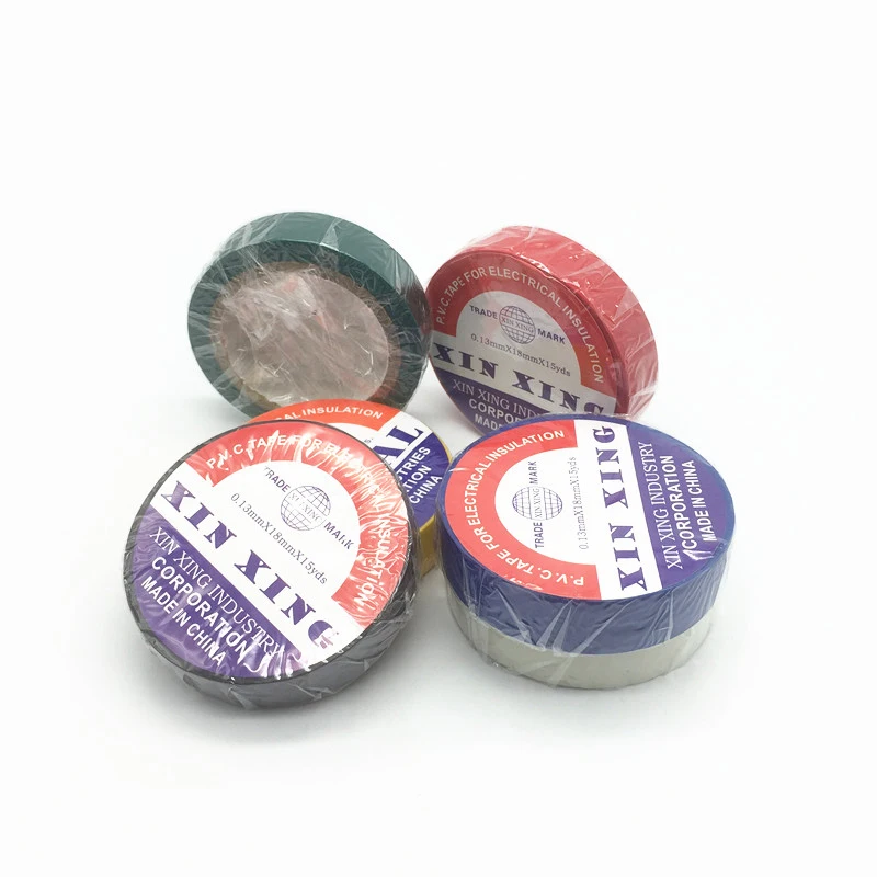 

1 roll Electrical insulation tape PVC Flame Retardant Adhesive Vinyl 6 color waterproof tape