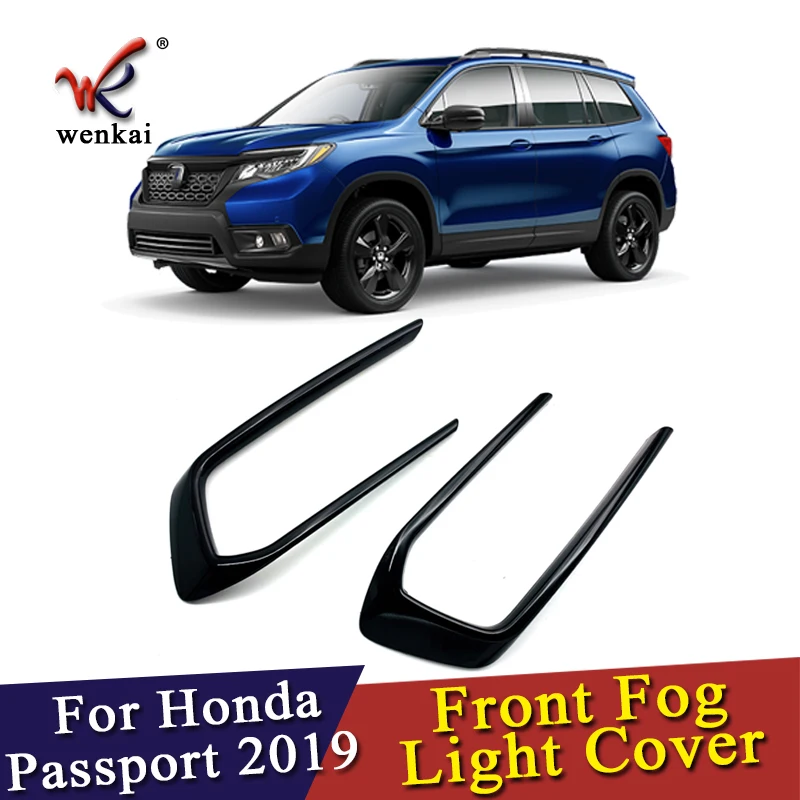 Черные передние противотуманные фары для пианино из АБС пластика 2 шт. Обложка