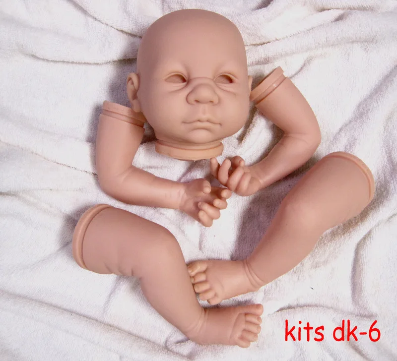 

Reborn Doll DIY Kits Accessory for 20inch Lifelike Soft Vinyl Reborn Dolls Parts DK-6 Realistic Reborn Baby doll free shipping