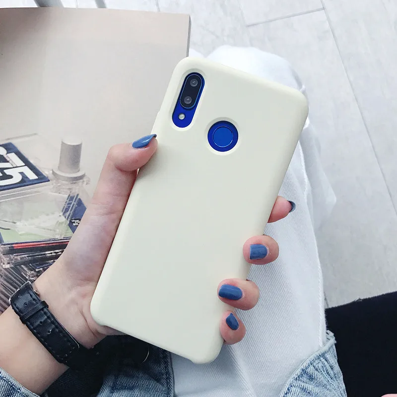 GD White Для huawei mate 20 Lite роскошный жидкий силиконовый чехол для телефона для huawei Nova 3 Honor Note 10 мягкая кожа сенсорная Противоударная задняя крышка - Цвет: GD White