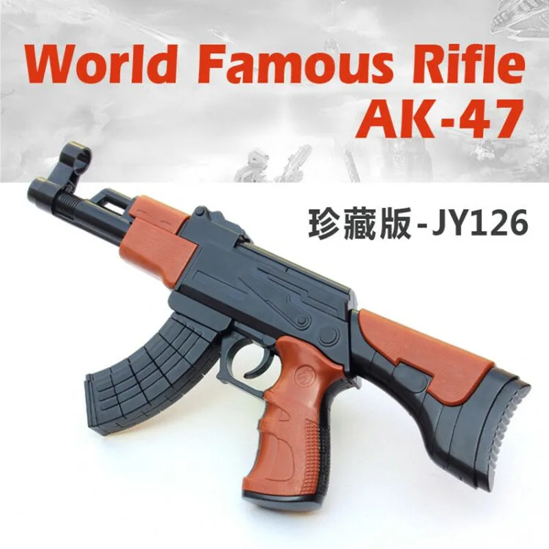 Сборная пластиковая модель пистолета может стрелять строительный блок пистолет