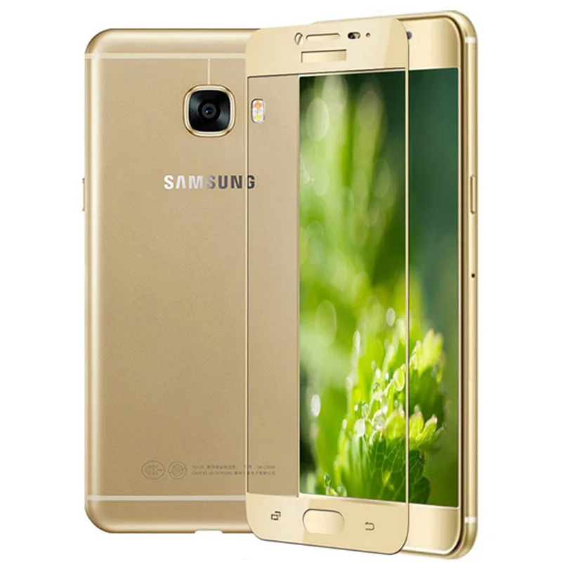 Защитное стекло GerTong закаленное с полным покрытием для Samsung Galaxy A5 A3 A7 2016 S7 S6 J5 J7 J2
