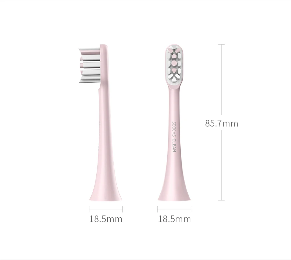 SOOCAS X3 X5 сменные головки розовые для Xiaomi Mijia SOOCARE X3 X1 Соник зубная щетка электрическая Глубокая чистка форсунки