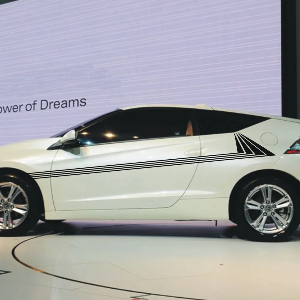 Автомобильные наклейки гоночный автомобиль стрелка в тонкую полоску 94 ''для CR