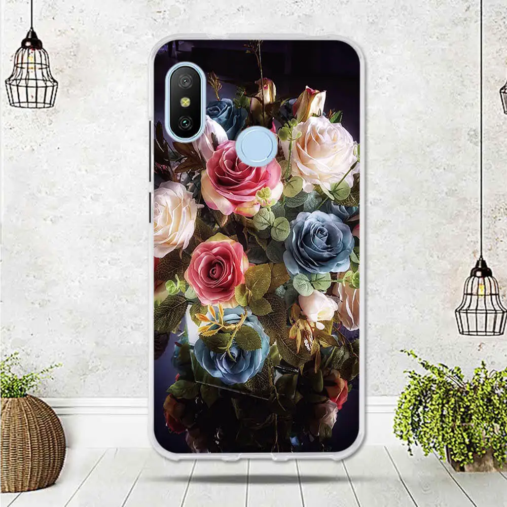 Для Сяо mi красный 6 Pro Чехол для мобильного телефона Xiaomi A2 Lite силиконовый чехол Cute