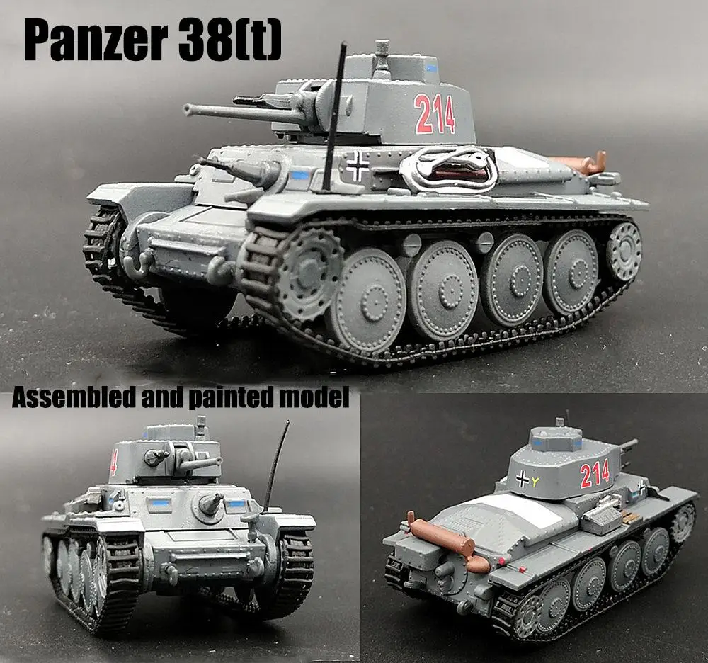 WWII немецкий Panzer 38 (t) Pzkpfw 38T 1/72 бак литья под давлением модель| |