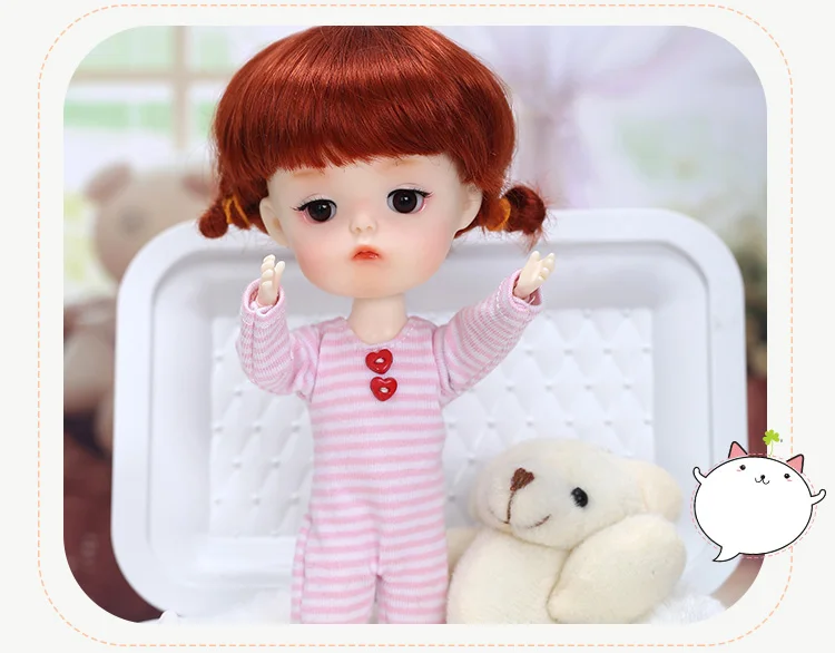 BJD куклы Монг Secretdoll полный комплект костюм 1/8 очаровательны милашка спящие открытые глаза