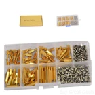 200 шт. M3 штекер-гнездо Шестигранная латунная стойка Болт Винт Гайка материнская плата Ассортимент Комплект