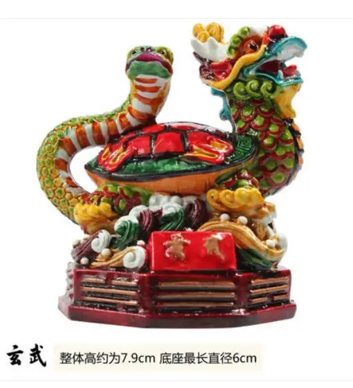 

Animal Material: Ceramic Tao Five God Beast Qinglong White Tiger rosefinch Xuanwu. Kirin Home Accessories