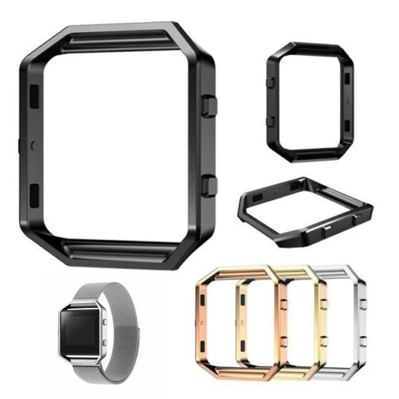 Замена Металлический Каркас Оболочки для Fitbit Blaze Smart Watch Резервный Держатель Из