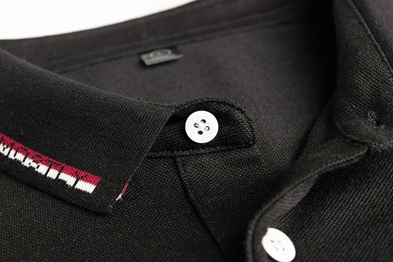 Hommes de POLO Chemises Marque Coton A Manches Courtes Camisas solide broderie Polo Dete Col montant Мужское поло Chemise plus la