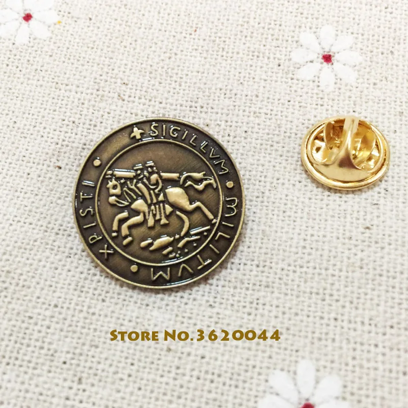 50 шт Бесплатные масоны пользовательские значки шпильки в масонском стиле Рыцари