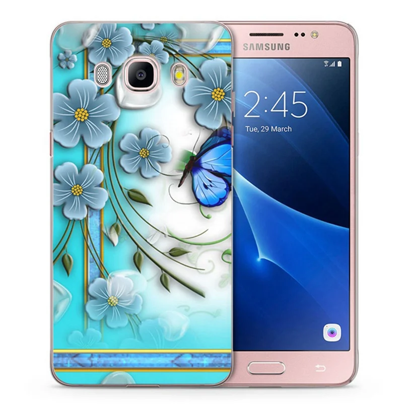 Для samsung Galaxy A3 A5 2016 2015 2017 J3 J5 J7 G530H S8/plus Note 8 prime пейзаж Флора роспись чехлов из