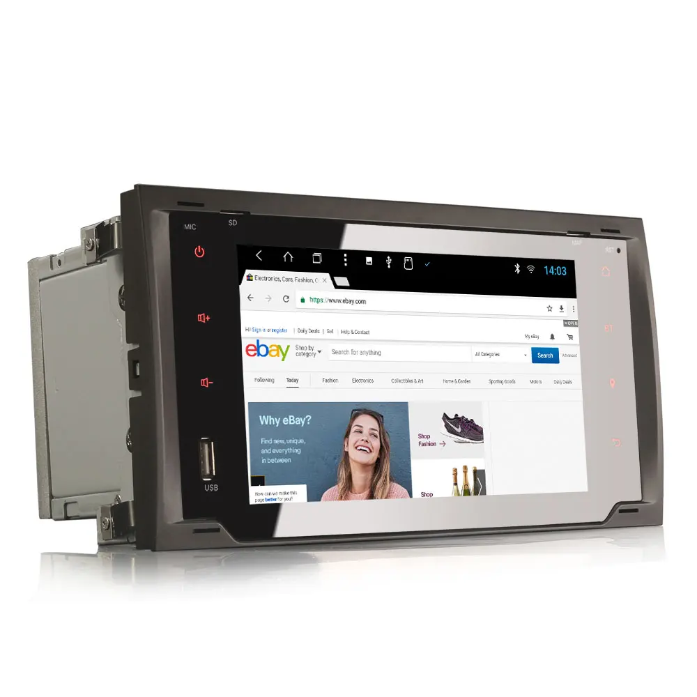 7 &quotAndroid 8 1 OS автомобильный мультимедийный навигатор gps радио для Ford Transit 2005-2011 и