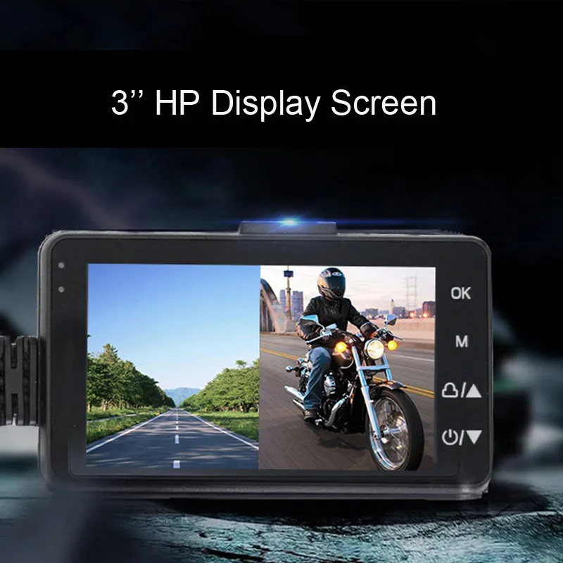 3 ''HP 720P Портативный Двигатель DVR рекордер монитор с двумя объективами камеры