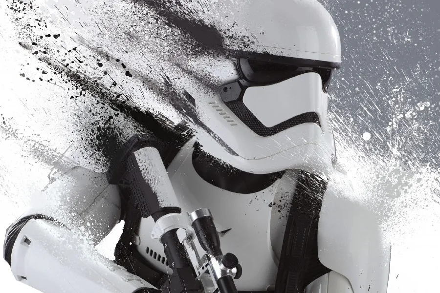 DIY рамка Звездные войны EPISODE VII-The Force Awakens Stormtrooper 2015 горячий постер фильма ткань