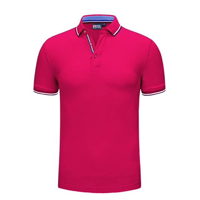 rose red Одежда для гольфа для женщин и мужчин быстросохнущие дышащие футболки для бега Тонкий Топ для мужчин гольф с коротким рукавом открытый бег спортивные футболки - Цвет: rose red