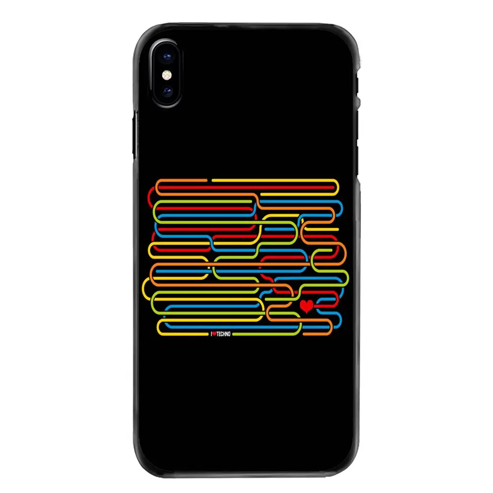 Чехлы для телефонов Sony Xperia X XA XZ M2 M4 M5 C3 C4 C5 T3 E4 E5 Z Z1 Z2 Z3 Z5 Compact I Love Techno technology Music Art Poster |