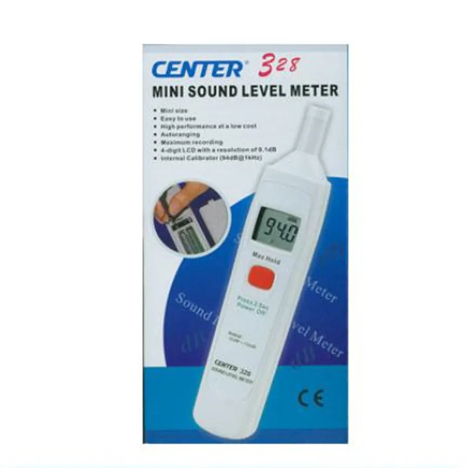 

Packet Size Noise Tester Sound Level Meter Resolution 0.1DB Internal Calibrator