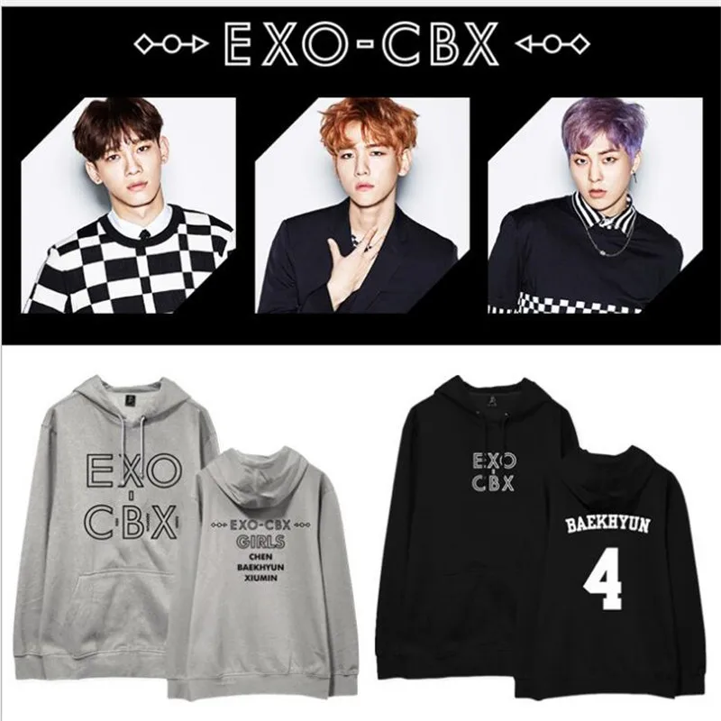 Новинка 2017 KPOP Exo side Bo Yin с японского концерта CBX альбом для девочек то же пальто