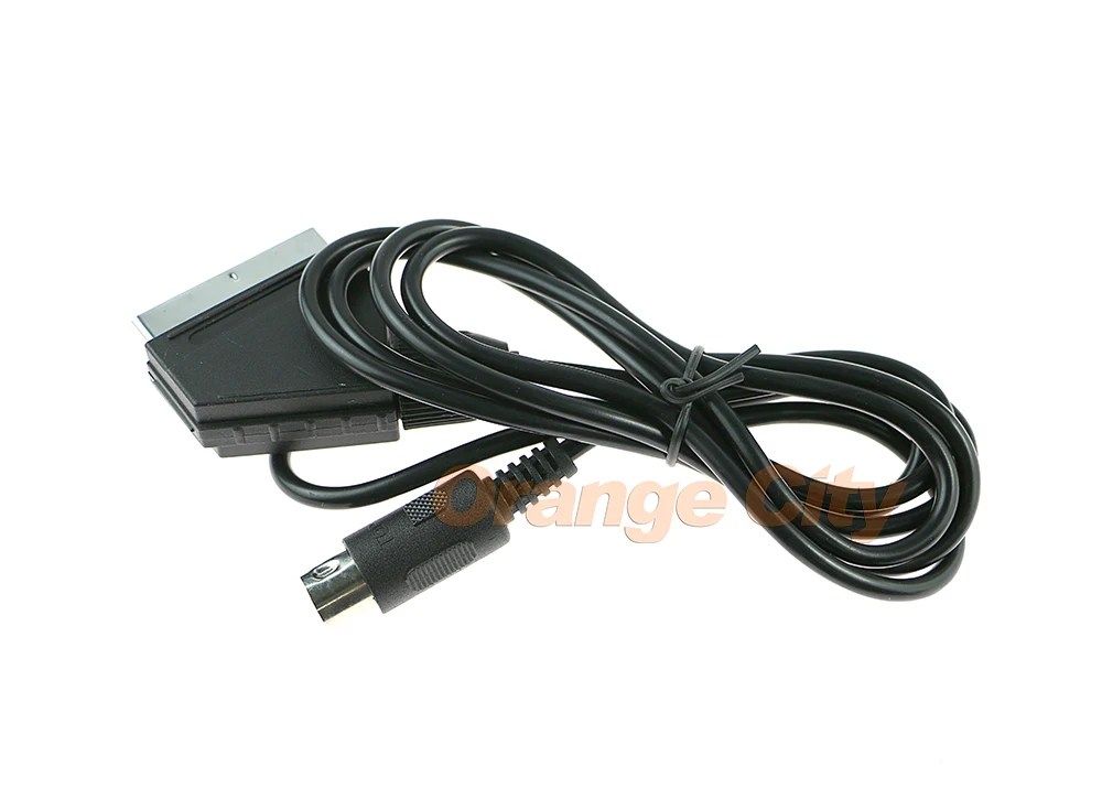 ChengChengDianWan NTSC C pin 6ft 10pin RGB Scart AV кабель 1 MD для игровой консоли Sega Saturn 20 шт./лот|md sega|md
