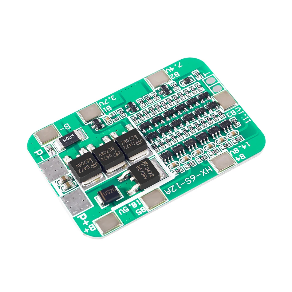 18650 Защитная плата для литиевой батареи PCB BMS 6S 15A 24V Защитная плата для литий-ионного аккумулятора 18650
