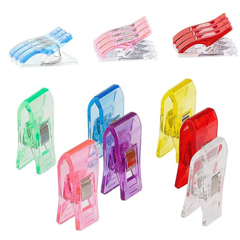 20 штук прозрачные клипсы для хранения Швейные Ремесло Стёганое одеяло вязка