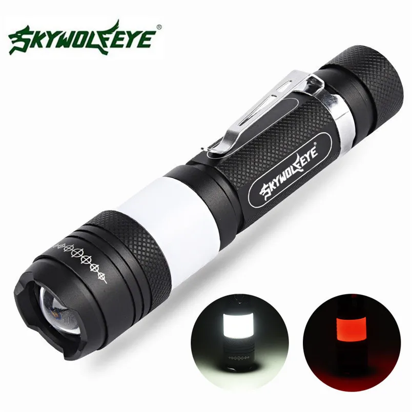_ G700 X800 SKYWOLFEYE Тактический масштабируемый фокус военный светодиодный фонарик