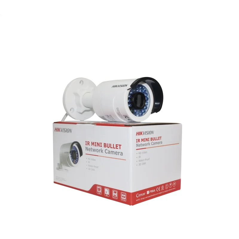 IP-камера видеонаблюдения HIKVISION стандартная 4-мегапиксельная цилиндрическая
