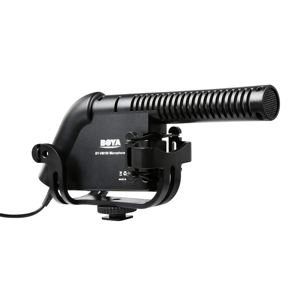 BY-VM190P профессиональный микрофон для камеры с крышкой Windshiel DSLR видеокамеры