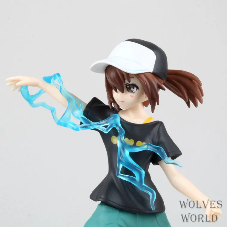 HKXZM Аниме Фигурка 20 см Toaru Kagaku No Railgun Misaka Mikoto ПВХ фигурка Коллекционная модель