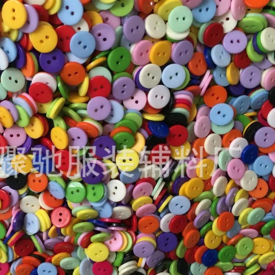 600pcs 6mm Mix Colors Round Plastic Mini Buttons Sewing Tools Decorative Button Scrapbooking Garment DIY Apparel Accessories | Дом и сад