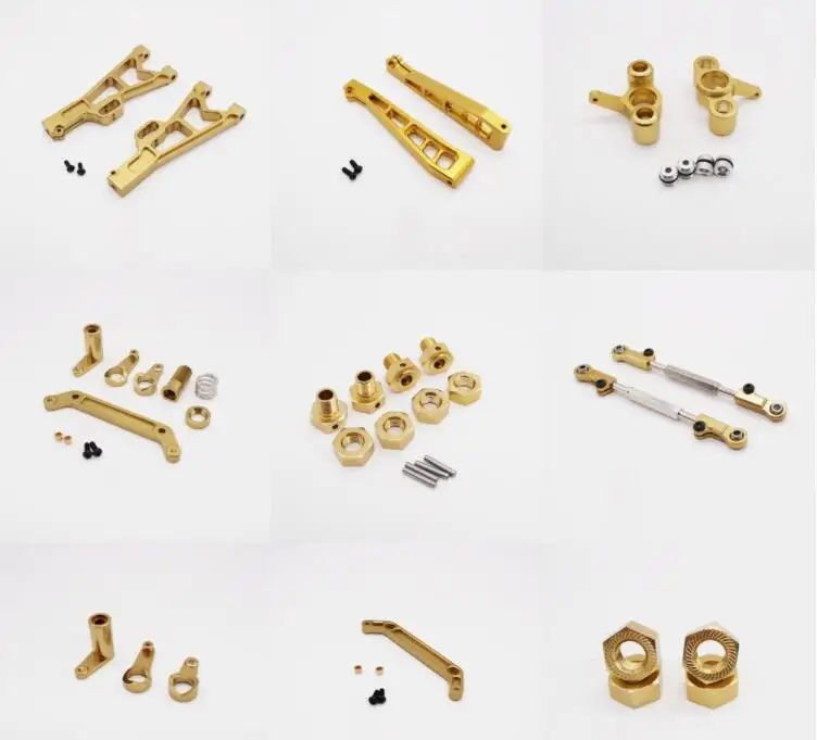 JLB Racing CHEETAH 1/10 бесщеточный ру автомобиль, обновленные металлические детали, рычаг рулевого управления EA1001 EA1002 EA1003 EA1009 EA1015 EA1018