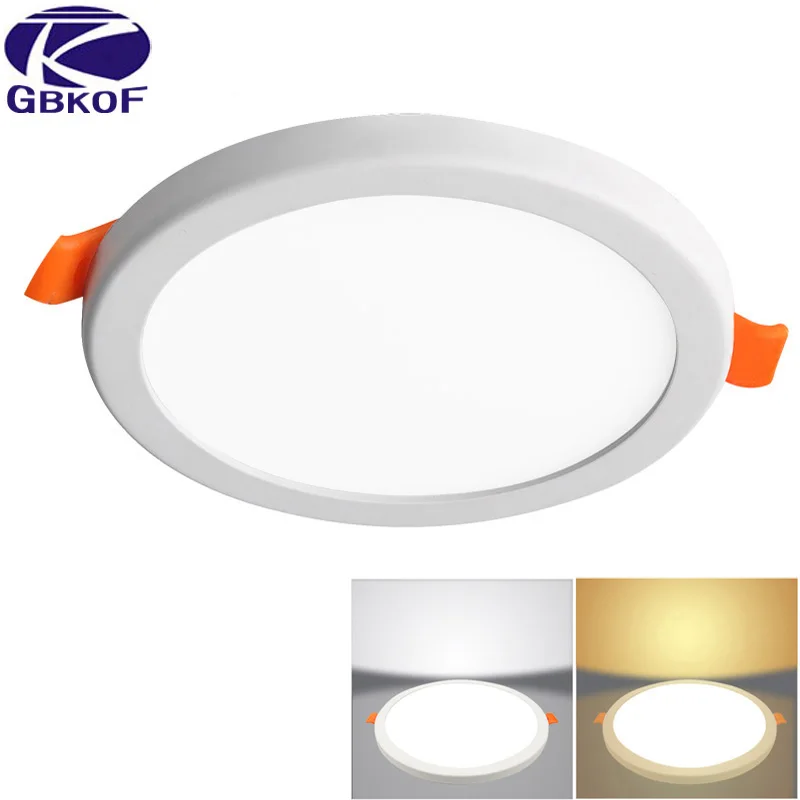 Светодиодный светильник s ультратонкий поверхностный 6 Вт 8 15 20 220 в квадратный