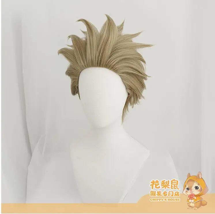 AniHut Hawks Boku No Hero Academy Аниме косплей парик My / короткие волосы Brwon аниме парики| |