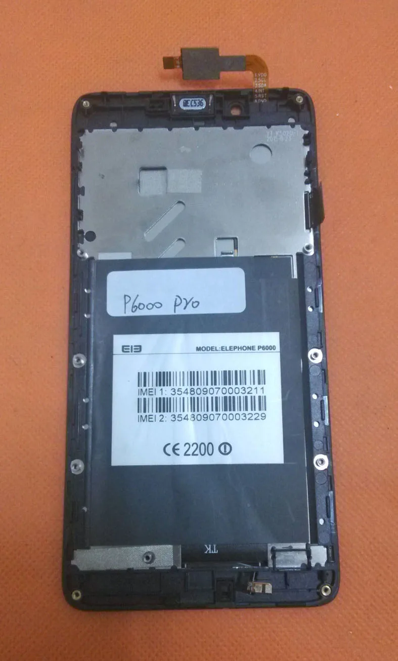 Используется оригинальный ЖК дисплей экран + сенсорный рамка для Elephone P6000 Pro 5 0 HD