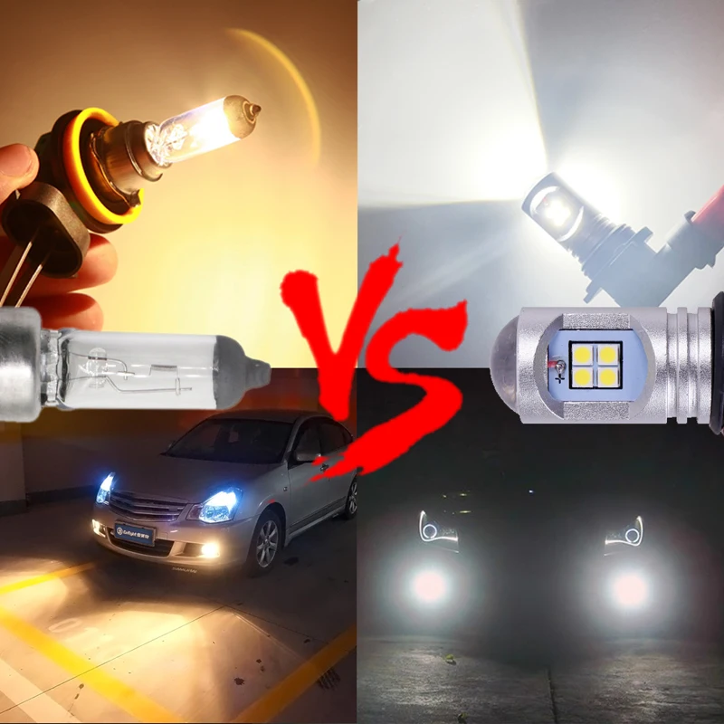 2 шт. Противотуманные фары дневные фары led светильник H4 H7 H8 H11 9005 9006 HB3 HB4 3030 чипы туман светильник s лампы для фар дальнего света светильник Противотуманные фары автоматические светодиоды Светодиодные лампы 12v