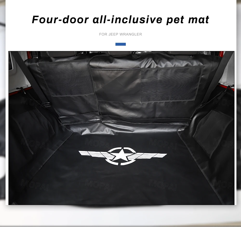 MOPAI коврик для Jeep Wrangler JK 2007 Up Автомобильный багажник для домашних животных, чехол для сиденья, гамак для Jeep JK Wrangler, аксессуары для 4 дверей