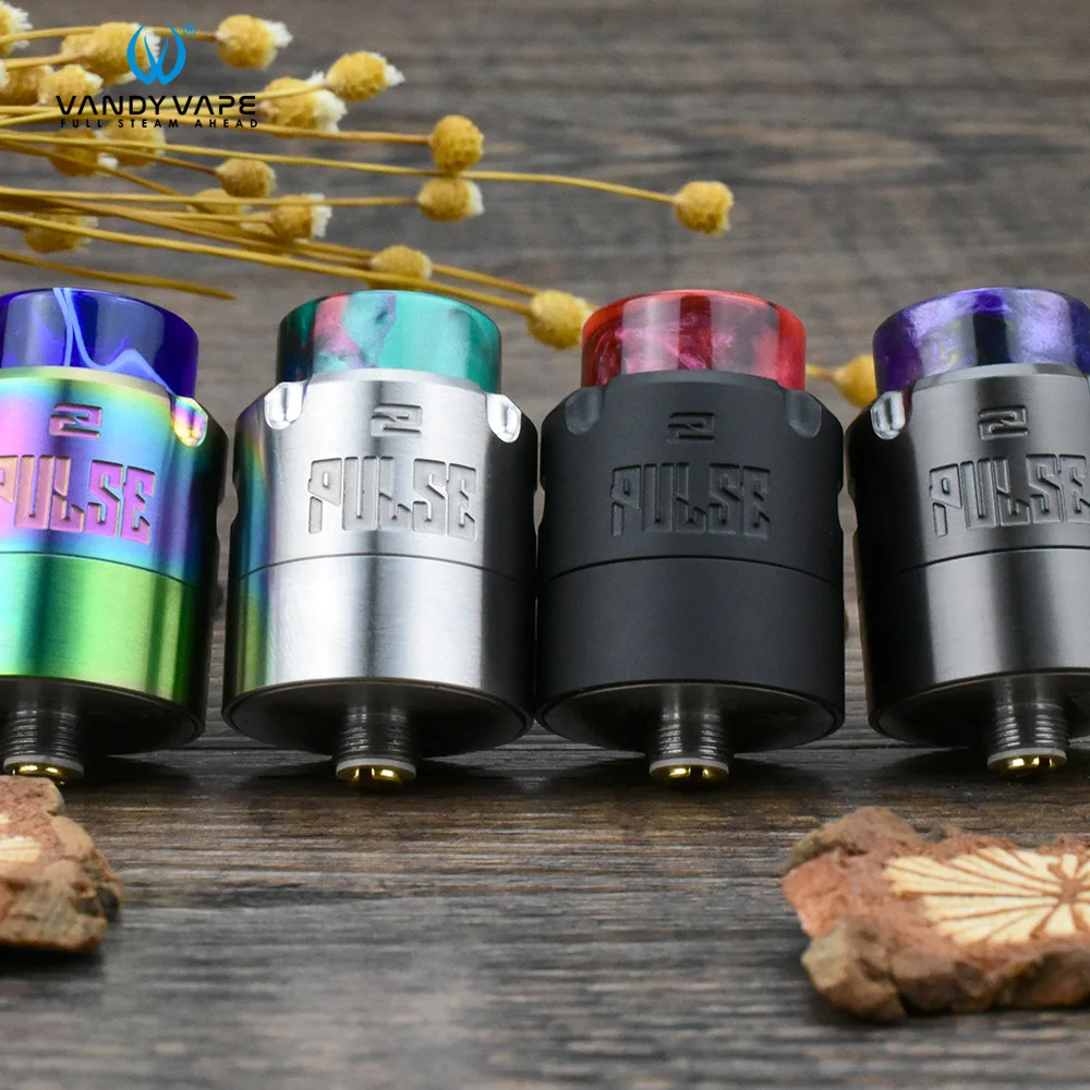 Оригинальный Vandyvape импульса V2 RDA танк 2 мл Ёмкость Совместимость Пульс двойной Mod к