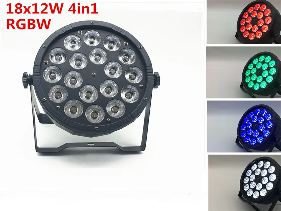 20 unids/lote nueva 18x12 W rgbw 4 в 1 16 poco DJ освещение DMX512 4/8CH DMX KTV led par | Лампы и
