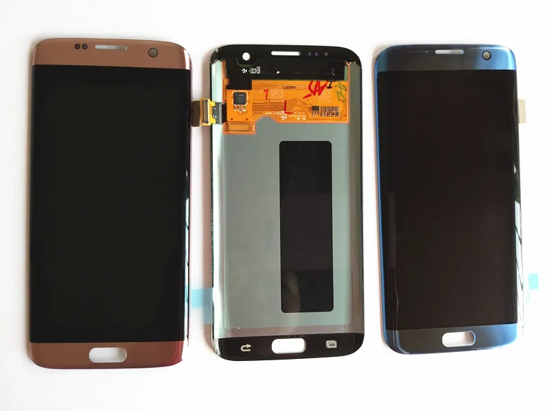 100% Оригинальный ЖК-дисплей для Samsung Galaxy S7 edge G935 G935F с сенсорным экраном и
