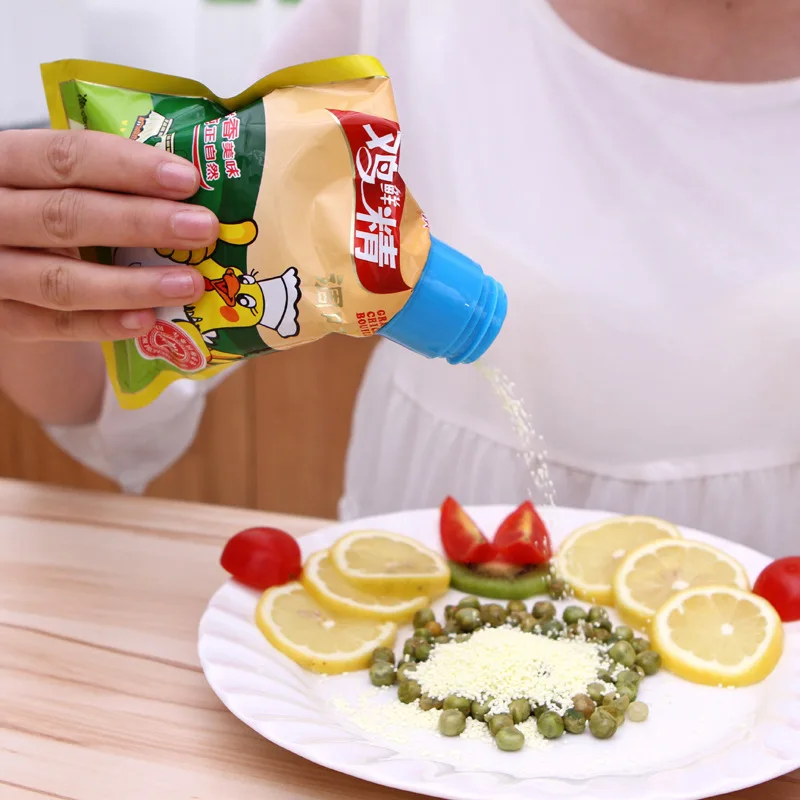 1 шт. Пластик Еда зажимы полиэтиленового пакета Кухня хранения Сохранить мешок