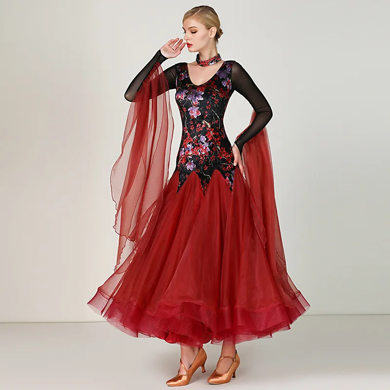 NEW MEI YU MY796 Modern Dance Costume Women Ladies Dancewear Waltzing Tango Dancing Dress Ballroom Evening Party | Тематическая