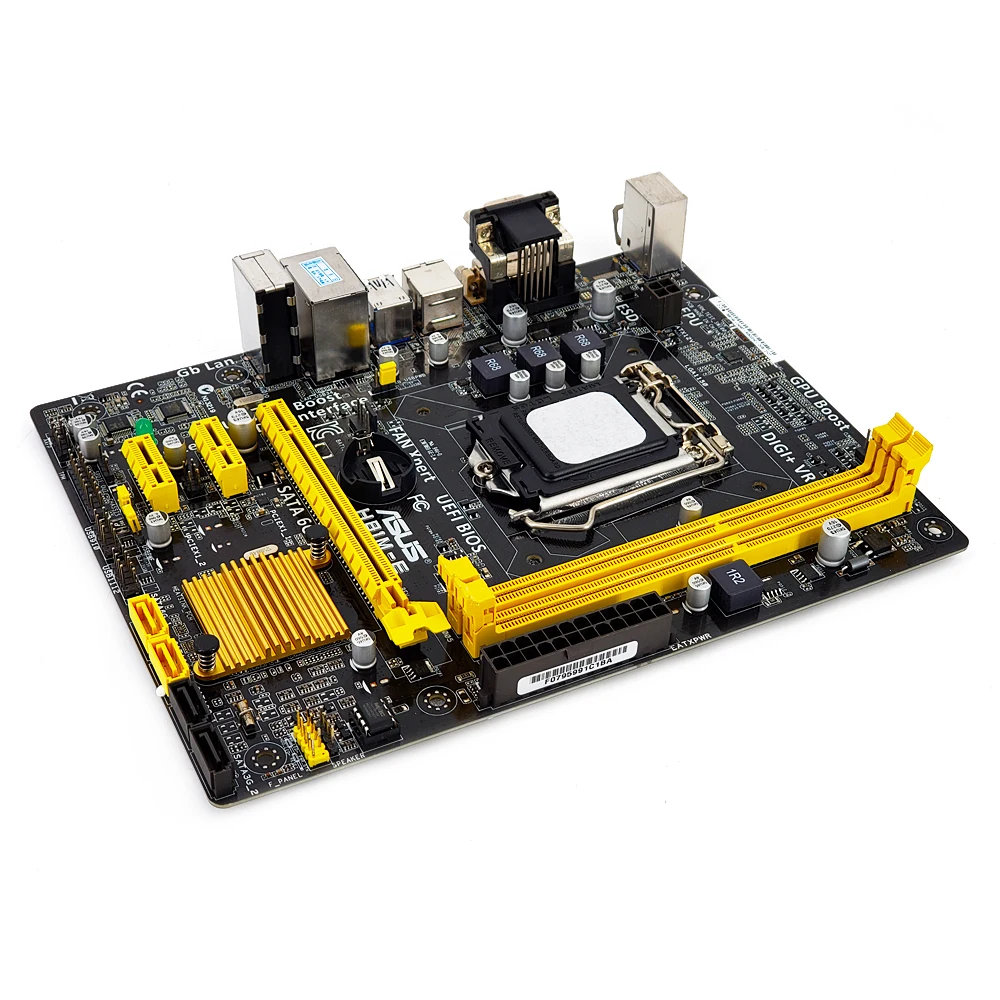 Материнская плата Asus H81M-E H81 LGA 1150 Core i7 i5 i3 DDR3 16G SATA3 USB3.0 Micro-ATX оригинальная б/у материнская плата