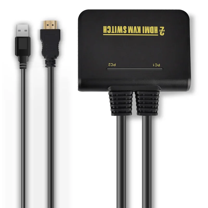 1 шт. 120 см 2 портовый двухпортовый USB 0 HDMI KVM переключатель с кабелем для двух