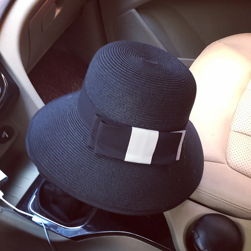 Шляпа от солнца с УФ защитой летняя шляпа бантом для девочек женщин Пляжная