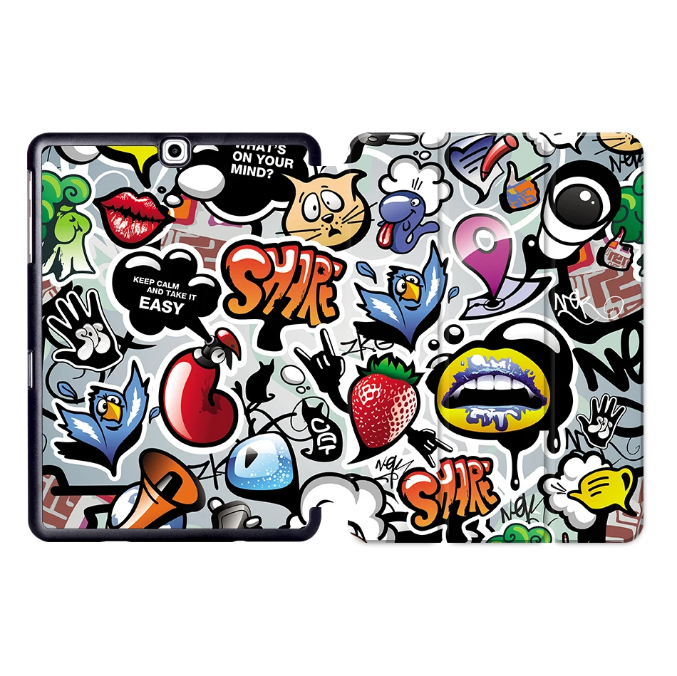 SS07 MTT чехол для samsung Galaxy S2 9,7 из искусственной кожи откидной Магнитный чехол для планшета для samsung Tab S2 9,7 дюймов SM-T810 T813 T815 T819 - Цвет: SS07