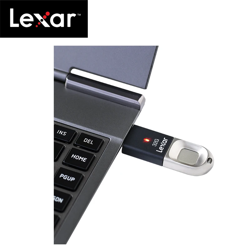 100% Оригинальный Lexar Распознавание отпечатков пальцев USB 128 Гб 64 ГБ 32 F35 3 1 флэш